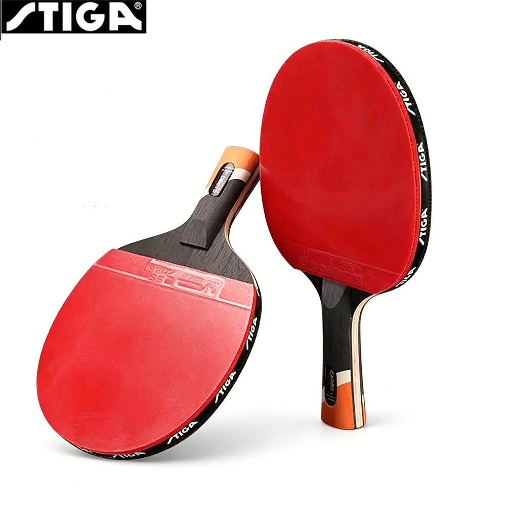 Badminton Racket Carbon - 전문가용 STIGA CARBO 6 스타 탁구