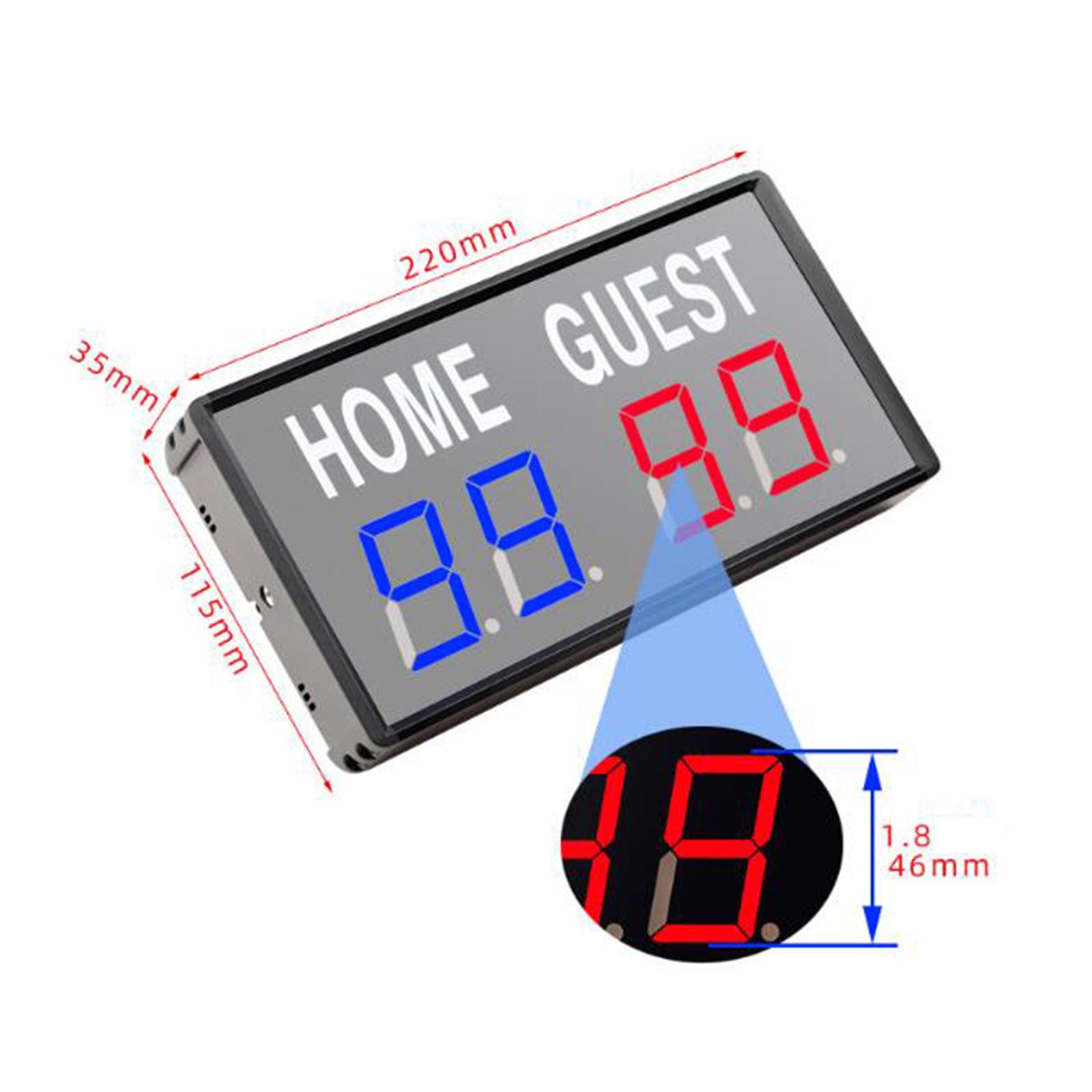 Scoreboard Digital - 리모컨으로 조작 가능한 휴대용 미니 디지털