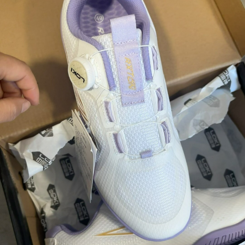 전문용 탁구화, 남녀 공용, 흰색과 보라색 조합, 편안 - Badminton Shoes Men 리뷰 및 가격